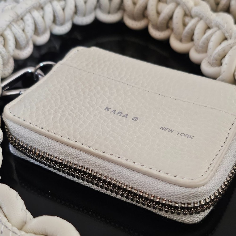 Kara Bike Wallet in Cream